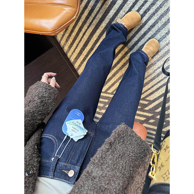 大长腿！版型泰绝~ 复古宽松直筒牛仔裤春季四面弹显瘦窄版阔腿裤,女装/女士精品,牛仔裤,淘宝优惠券,粉丝福利购,淘宝优惠卷