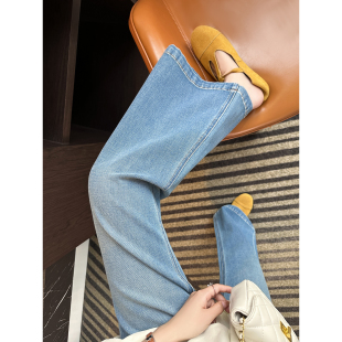 小个子高腰弹力喇叭裤 神裤 女2026新款 修腿显瘦微喇牛仔裤 降临