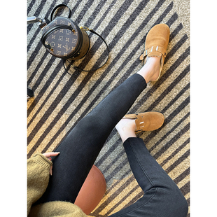 铅笔裤 女秋冬高腰显瘦弹力修身 加绒毛边小脚牛仔裤 赐你大长腿