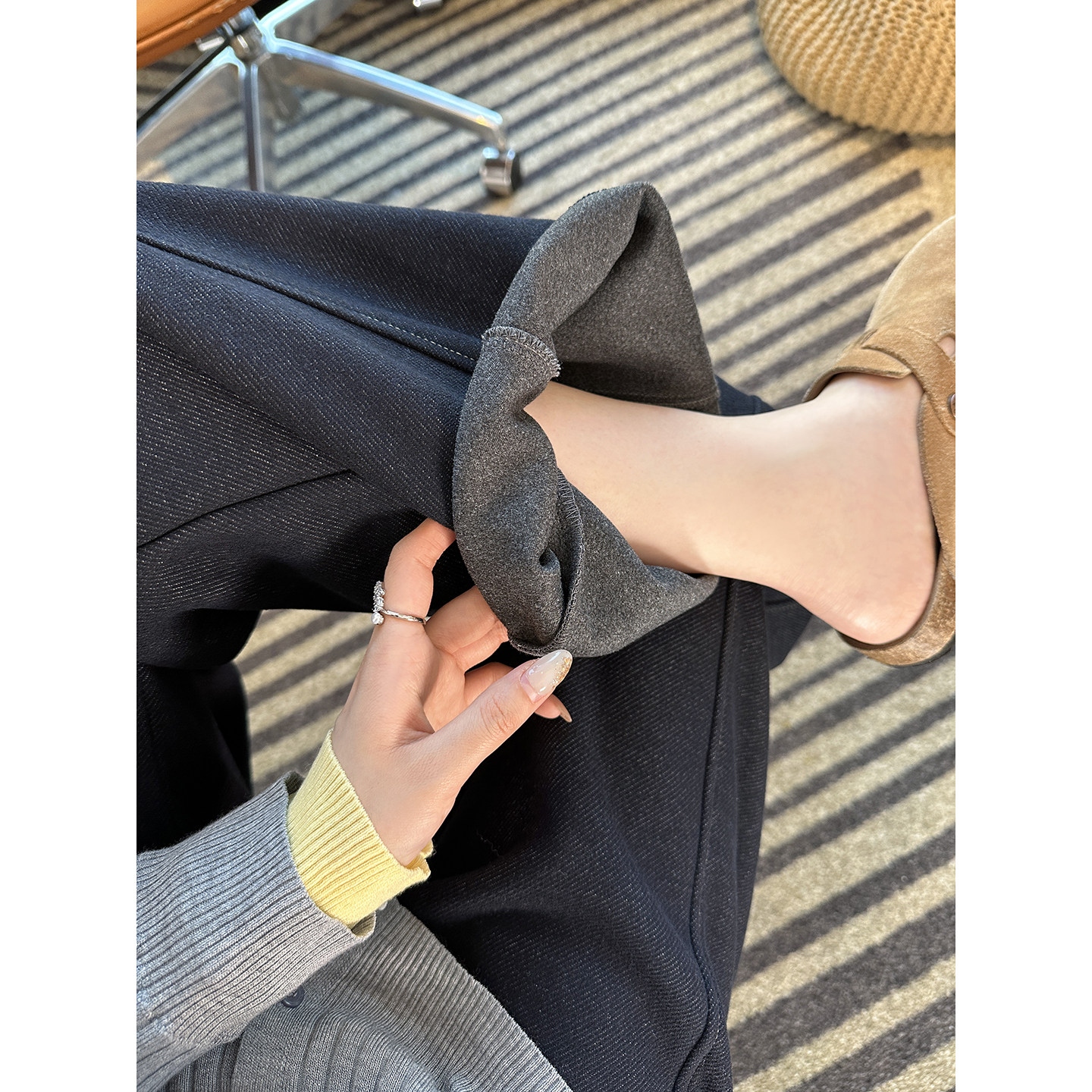 修容线2.0 显瘦茧型香蕉休闲裤子女新款加厚宽松阔腿长裤,女装/女士精品,休闲裤,淘宝优惠券,粉丝福利购,淘宝优惠卷