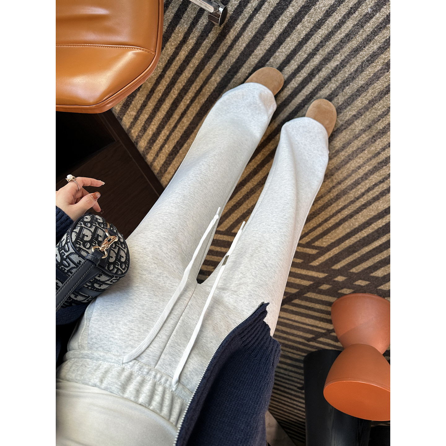 显瘦实力派！~精梳棉加绒高腰喇叭卫裤女小个子松紧腰弹力休闲裤,女装/女士精品,休闲裤,淘宝优惠券,粉丝福利购,淘宝优惠卷