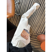 升级 春宽松高腰垂感直筒裤 显瘦窄版 女2026新款 阔腿牛仔裤 神裤