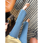 小个子高腰微喇牛仔裤 女2026新款 春修身 秒变漫画腿 显瘦九分裤