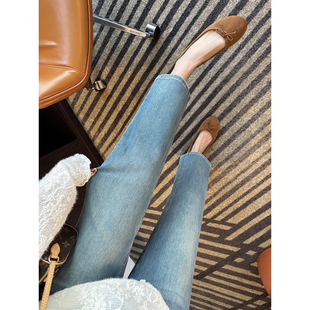 卖爆10w 高腰弹力九分法棍裤 直筒牛仔裤 春季 女2026新款 年度王炸