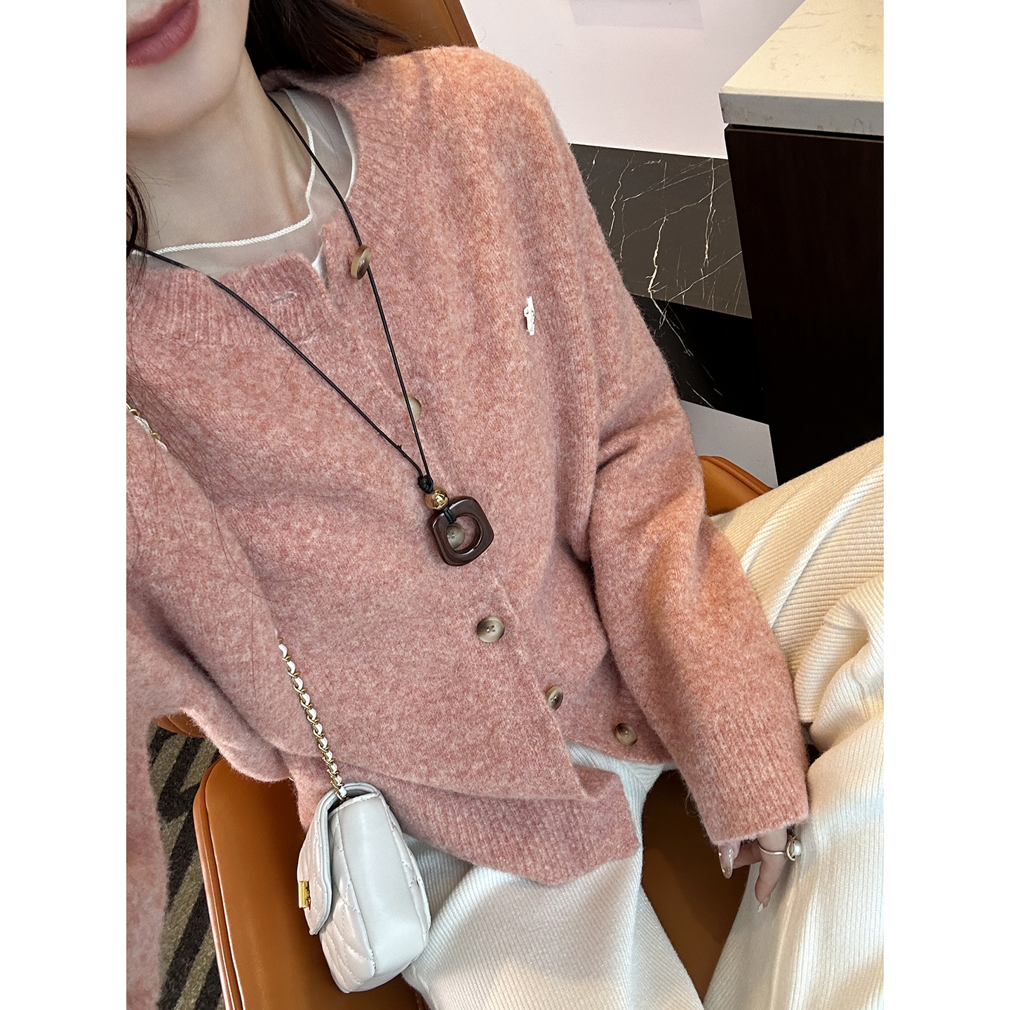 温柔滤镜！~柔软羊毛针织开衫女