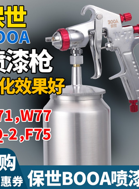 保世W-71 77喷漆枪 F75型下壶喷漆枪喷枪油漆喷涂气动喷漆枪PQ-2