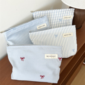 小清新化妆包大容量便携护肤品收纳袋旅行内胆包补妆包洗漱包手拿