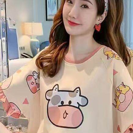 网红软萌妹子舒适性睡衣家具女装卡通图案