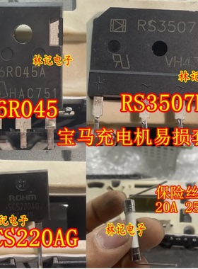RS3507M 6R045 SCS220AG 20A保险丝宝马沃尔沃车载充电机易损