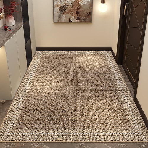 入户地垫高级玄关进门圈绒轻奢