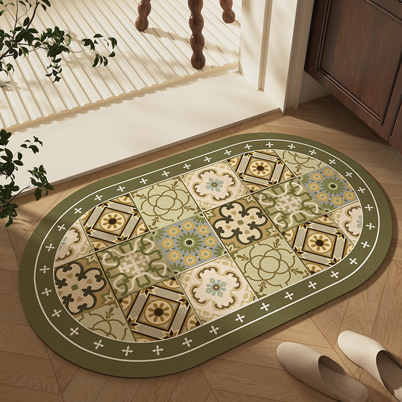 硅藻泥浴室地垫卫生间卫浴门口防滑加厚脚垫家用免洗可擦吸水垫子