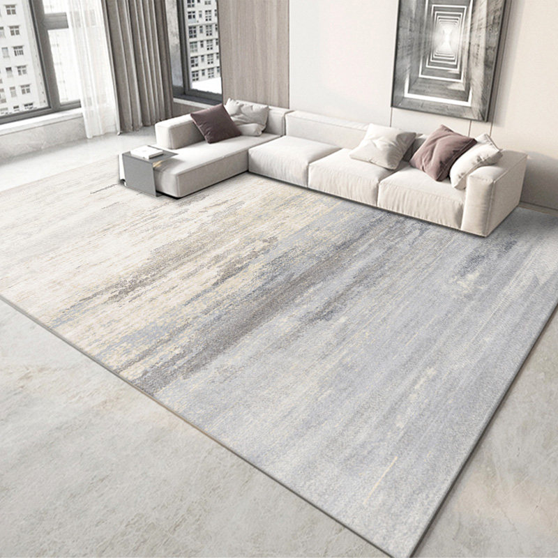 客厅地毯卧室ins风日式侘寂风轻奢简约高北欧茶几床边毯隔音地垫