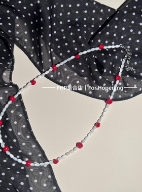 贝壳串珠项链韩系usite小众设计