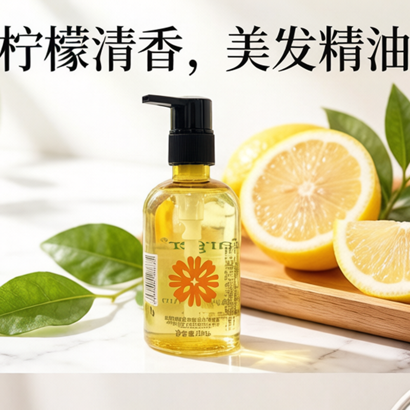 正品柠檬护发精油水果香保湿定型 防毛燥 发歌美发店专用造型290G