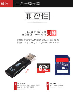 照相机 CCD 数码相机 存储卡 照片传输手机 SD SDHC 内存卡读卡器