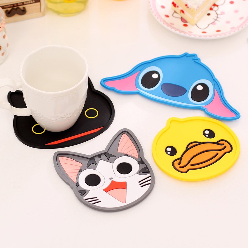 软胶杯垫橡胶标签定制LOGO广告