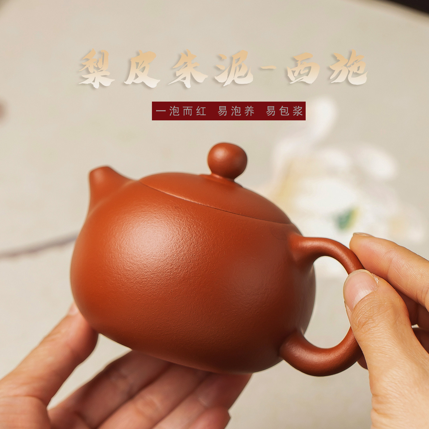 正宗紫砂壶宜兴原矿朱泥纯手工功夫茶具大红袍家用泡茶曾建全西施