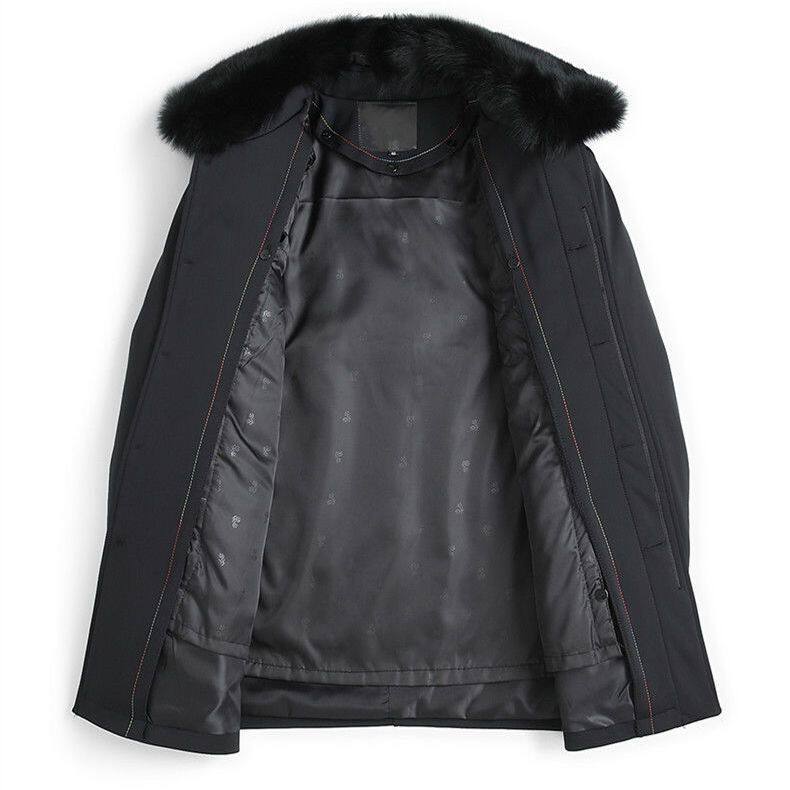 파커밍크안감 풀밍크 레귤러스타일 니콘 남성 중장년 퍼 올인원 코트 아빠스타일 코트