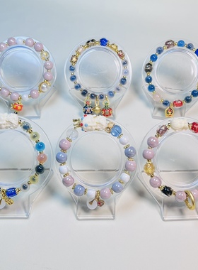 【新款高定】香灰瓷香灰半糖金银箔琉璃手串手链高定改编款