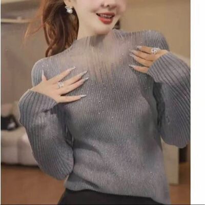 唯独潮街企业店2025秋冬季针织衫韩系气质毛衣女上衣H5-29