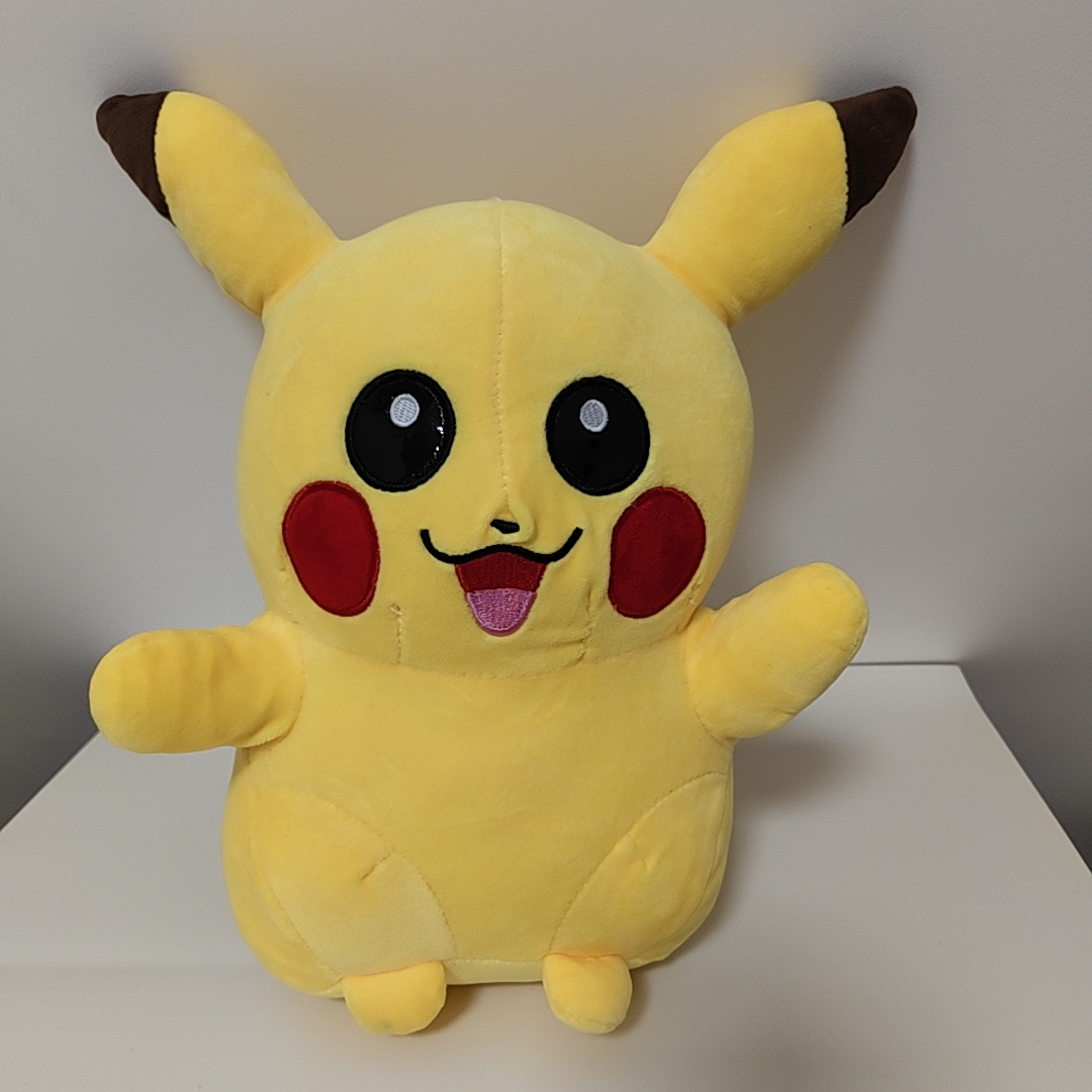 全新毛绒玩具公仔可爱卡通皮卡丘玩偶高35厘米