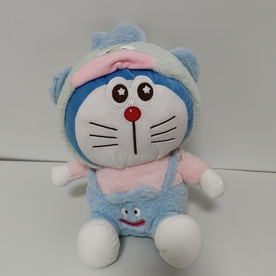 全新毛绒玩具公仔可爱卡通变装机器猫玩偶高30厘米