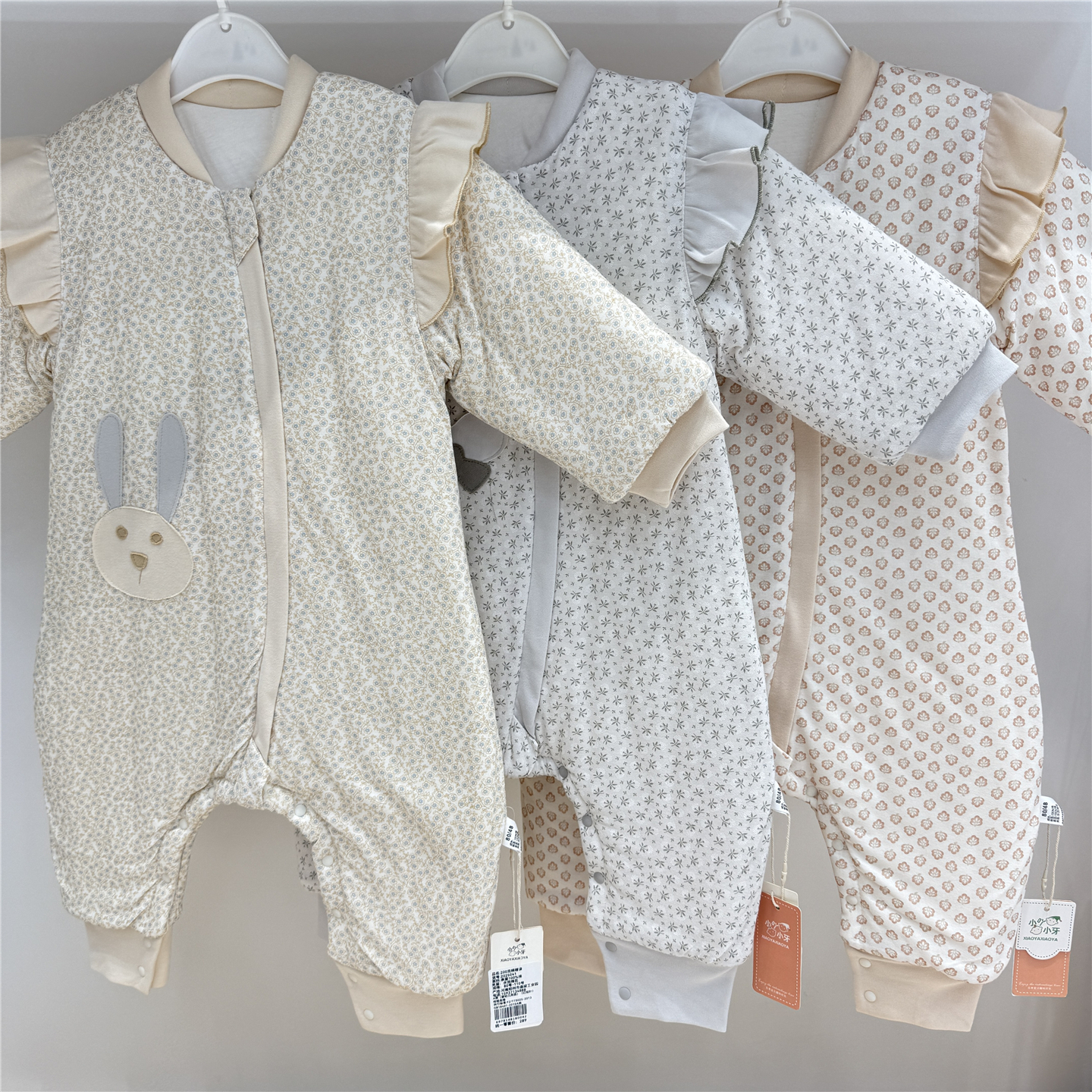 宝宝秋冬季棉花连体睡袋