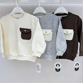 T恤衫 圆领休闲上衣男女宝宝长袖 单层卫衣儿童春秋季 玥儿兔秋款