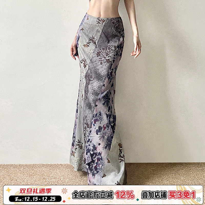 vintage特色古董半身裙