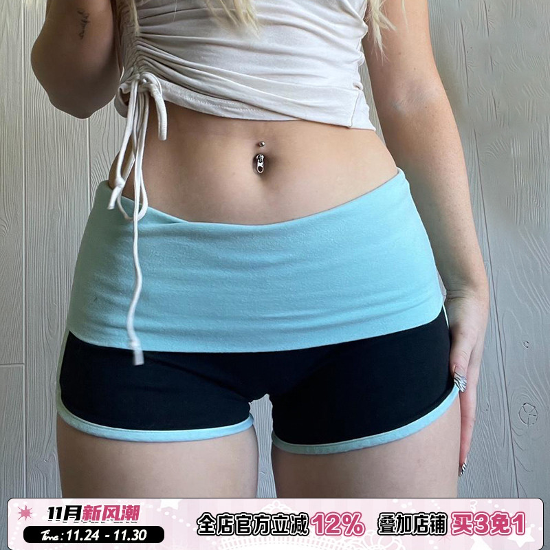 辣妹百搭基础款运动短裤