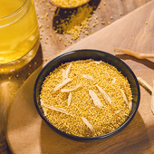 炒米茶小米姜丝茶农家手工炒制内蒙黄小米炒姜丝养生组合泡茶水