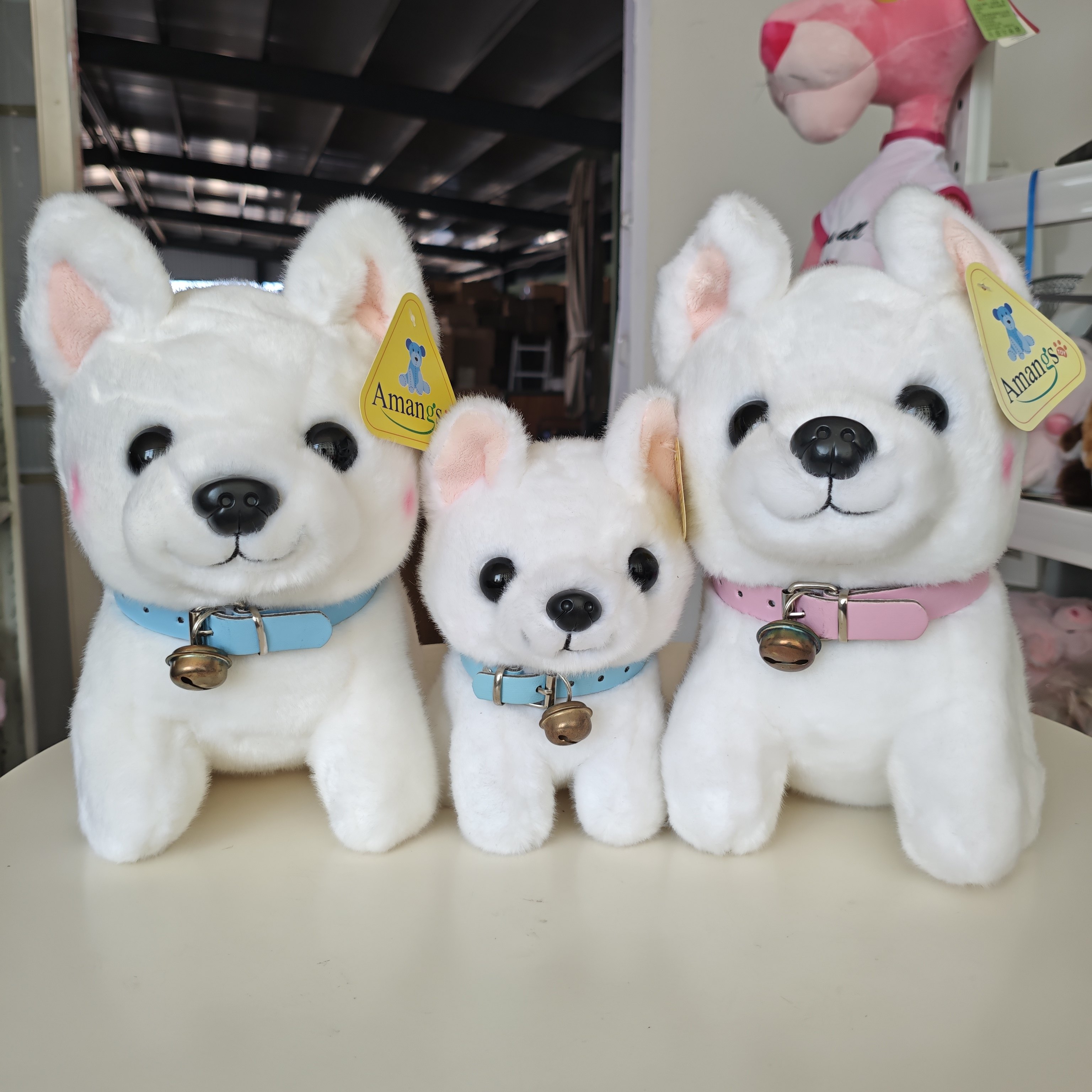 正版新款柴犬公仔毛绒玩具博美仿真狗狗柯基犬玩偶秋田犬吉娃娃