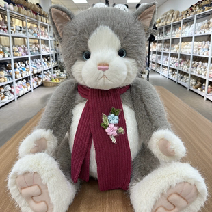 明仁之家猫咪公仔可爱布娃娃女生抱抱熊玩偶英短猫毛绒玩具送儿童