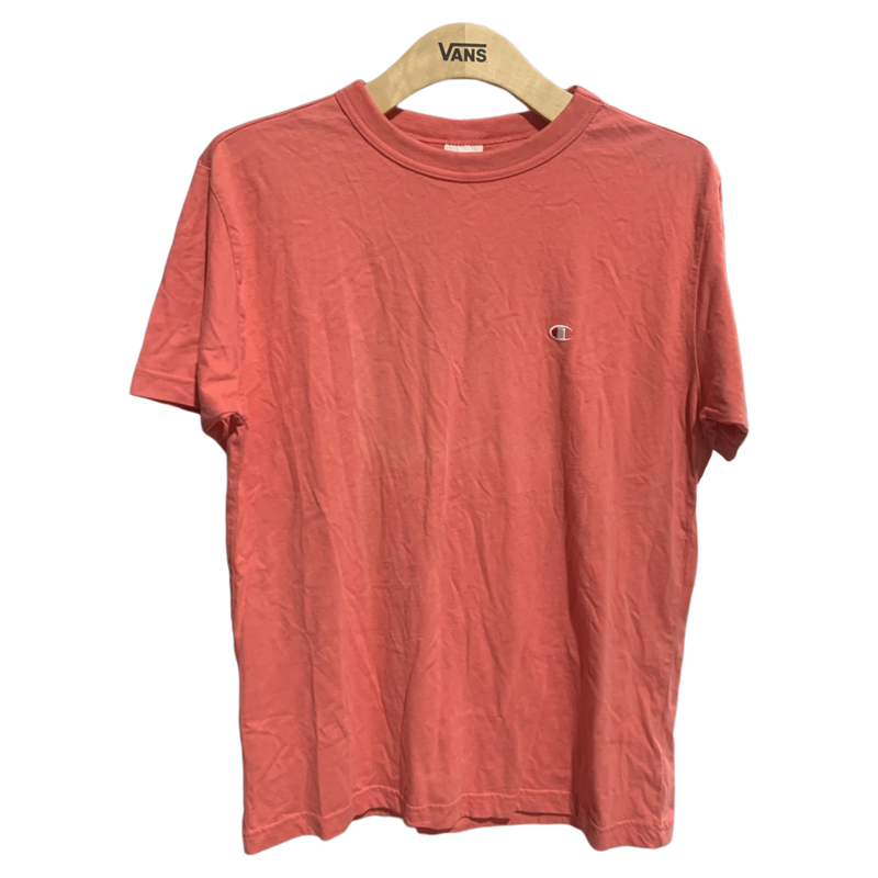 美版Champion冠军T恤男女款经典印花草写logo休闲圆领短袖潮牌