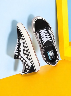 VANS范斯 黑白棋盘格OLD SKOOL MTE男女同款运动板鞋VN0A5I12A04