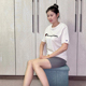 美版 潮牌 印花草写logo休闲圆领短袖 Champion冠军T恤男女款 经典