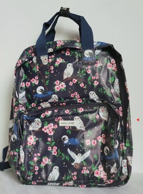 Cath kidston印花双肩包防水电脑包大容量学生书包英伦风碎花包