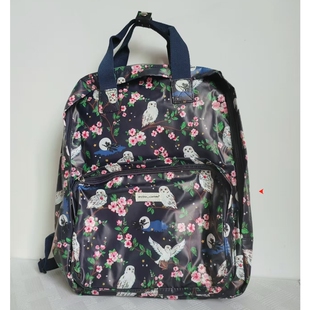 Cath kidston印花双肩包防水电脑包大容量学生书包英伦风碎花包