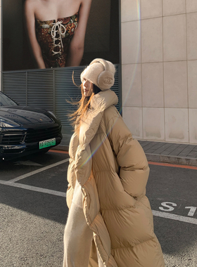 Middletone | 北欧暖冬 新国标90白鸭绒保命棉被羽绒服女保暖外套