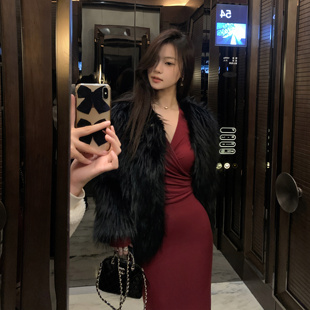 【3折清仓】云颂套装 温柔气质绑带交叉围裹式V领上衣+松紧腰直