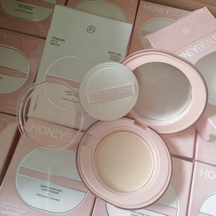 细腻通透无粉感 国货之光tm家智感本肌轻薄粉饼定妆蜜粉 轻薄细腻