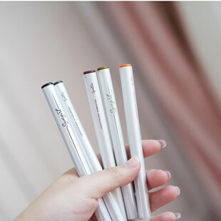 运损跳河清下睫毛眼线轻松画 日本S家极细防水防晕染眼线液笔彩妆