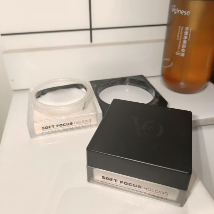 3D柔焦 靶向吸油不吸水遮瑕持久 专业定妆A古家小黑砖蜜粉10G散粉