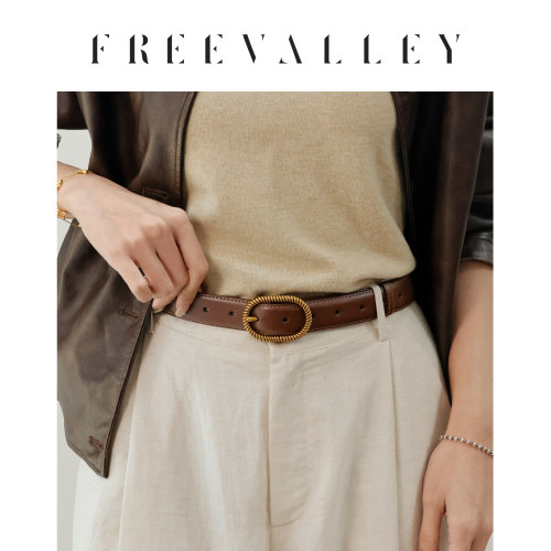 FREEVALLEY自由谷牛皮腰带