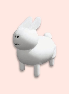 跨境Roblox Forsaken爆款Gubby毛绒玩偶玩具萌凶兔子造型还原游戏