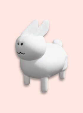 毛绒玩偶公仔萌凶兔子