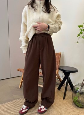 MKDesign冬季新品王炸必入款加绒加厚休闲镰刀香蕉运动裤卫裤长裤