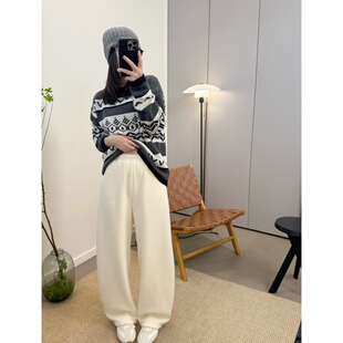 型羊绒蚕丝软糯香蕉镰刀运动休闲长裤 MKDesign 王炸好版 新品 冬季