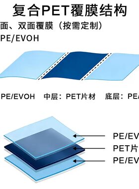 耐高温片材高透明pet卷材耐低温pet医疗电子吸塑底托卷料apet塑料