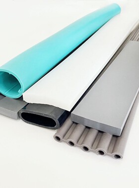 黑色圆形实心硅胶条 耐高温机械玩具缓冲防撞方型实心硅胶条 厂家